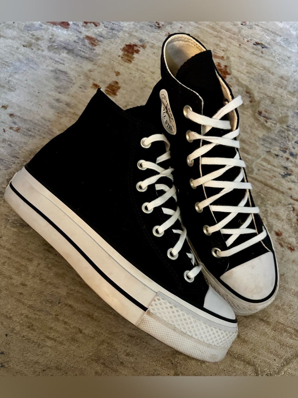 Converse All Star Chuck Taylor Black/White Platform High